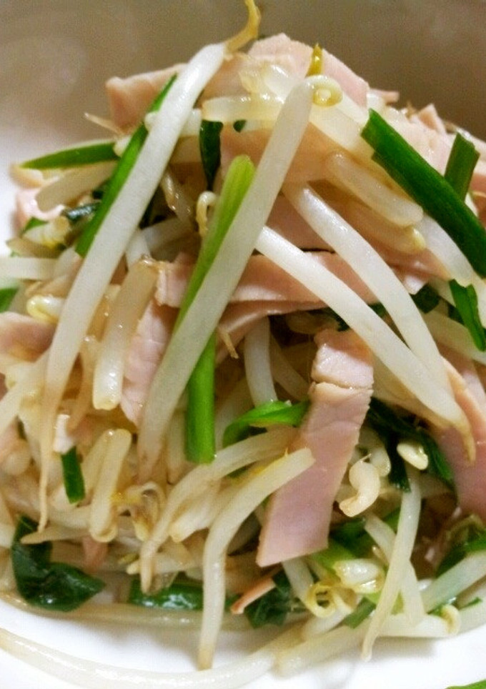 もやし1袋で☆もやしとハムの炒め物-レシピのメイン写真