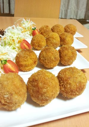 お弁当にも‼簡単ボールチーズとんかつ～-レシピのメイン写真