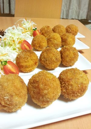 お弁当にも‼簡単ボールチーズとんかつ～-レシピのメイン写真