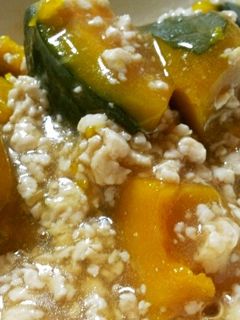 かぼちゃのそぼろあんかけ-レシピのメイン写真