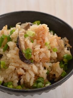 干し貝柱と椎茸の炊き込みご飯-レシピのメイン写真