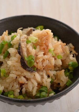 干し貝柱と椎茸の炊き込みご飯-レシピのメイン写真