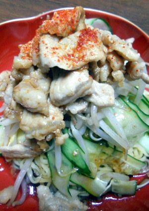 まるちゃん正麺で作る冷し中華２-レシピのメイン写真