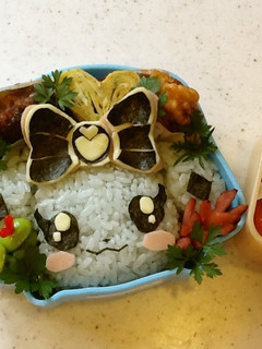 プリキュアのラケルのキャラ弁♪♪-レシピのメイン写真