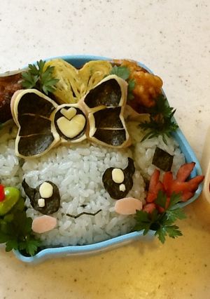 プリキュアのラケルのキャラ弁♪♪-レシピのメイン写真