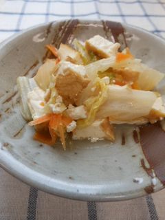 厚揚げと白菜の煮びたし-レシピのメイン写真