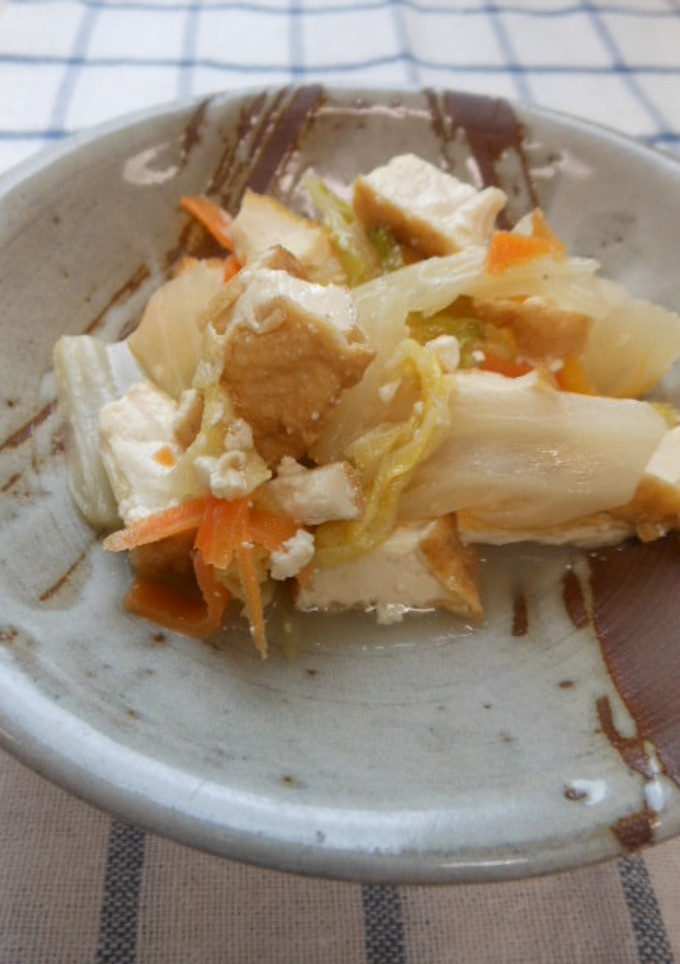 厚揚げと白菜の煮びたし-レシピのメイン写真