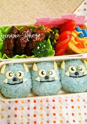 キャラ弁☆超簡単サリー弁当-レシピのメイン写真