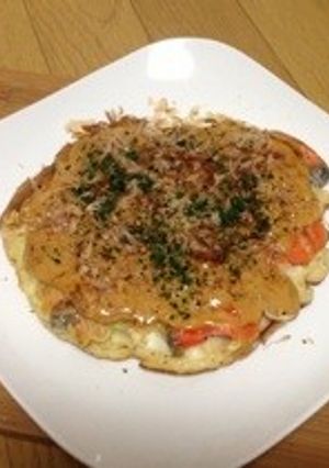鮭のお好み焼き-レシピのメイン写真
