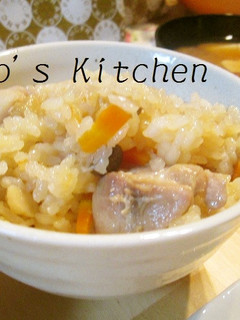 ル・クルーゼで簡単♪炊き込みご飯-レシピのメイン写真