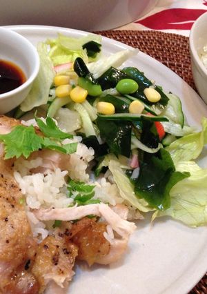 炊飯器でカンタン『海南鶏飯』-レシピのメイン写真
