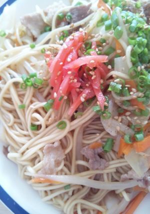 棒ラーメンで焼きラーメン-レシピのメイン写真