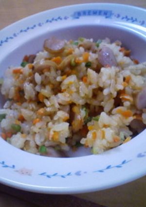 子供と食べる我が家のチャーハン-レシピのメイン写真