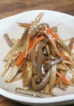 シャキシャキ☆きんぴらごぼう☆-レシピのメイン写真