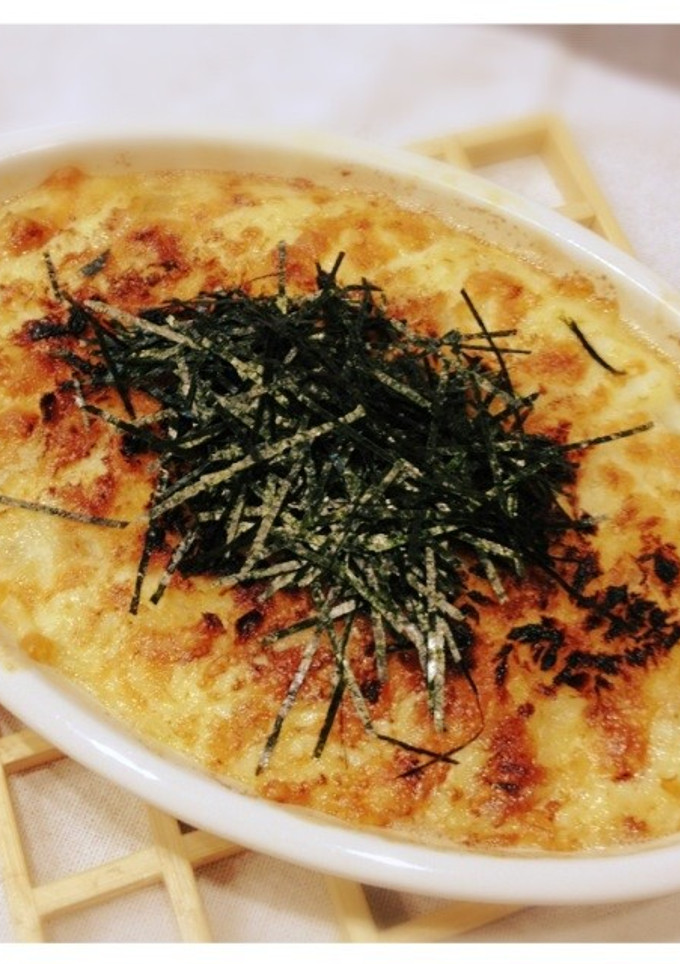 長芋と照り焼きチキンの和風グラタン-レシピのメイン写真