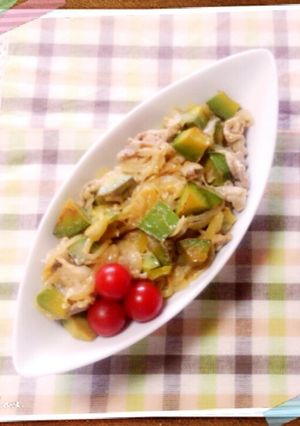 とろける♪アボカドと豚肉の和風マヨ炒め-レシピのメイン写真