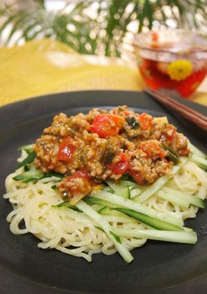 フレッシュトマトのジャージャー麺-レシピのメイン写真