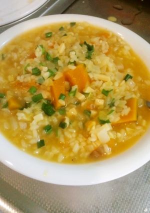 野菜たっぷりヘルシー粥-レシピのメイン写真