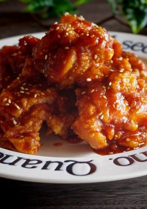 今夜のおかずに！絶品！ヤンニョムチキン-レシピのメイン写真