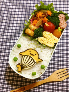 キャラ弁☆宝くじクーちゃんのお弁当♪-レシピのメイン写真