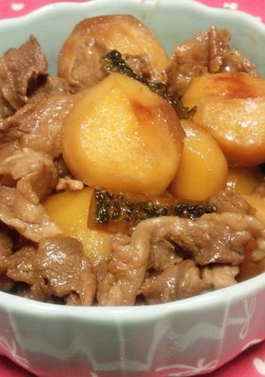 ゴーヤ入り肉じゃが-レシピのメイン写真