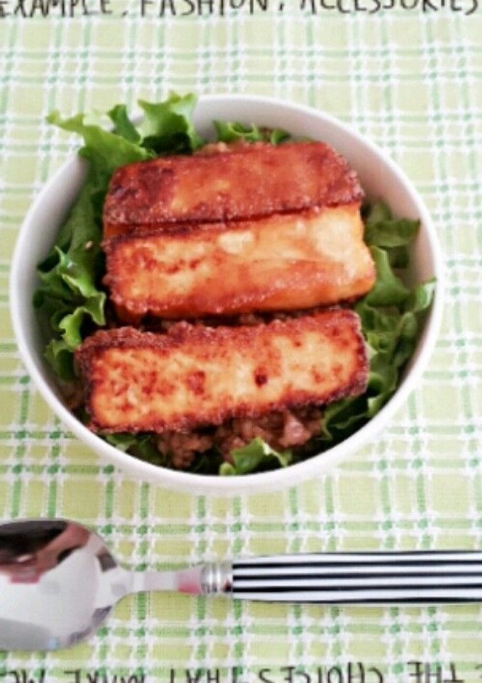 厚揚げのっけ丼-レシピのメイン写真