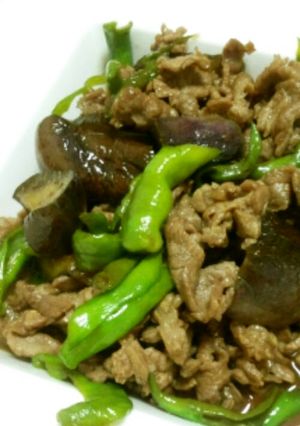 牛肉となすとししとうの甘辛炒め-レシピのメイン写真
