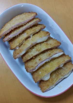 薄いハムでも美味しい!ハムカツ-レシピのメイン写真