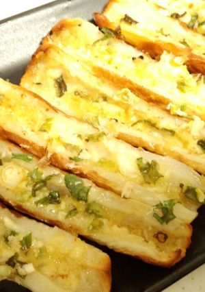 簡単おつまみ♪ちくわネギマヨ焼き-レシピのメイン写真