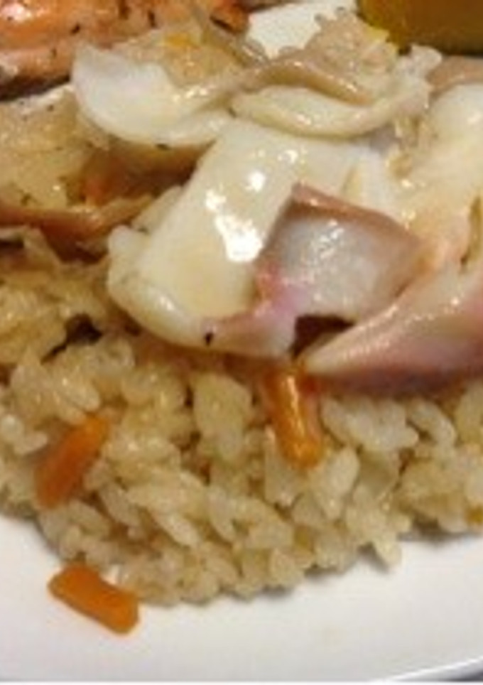 北寄貝の炊き込み御飯-レシピのメイン写真