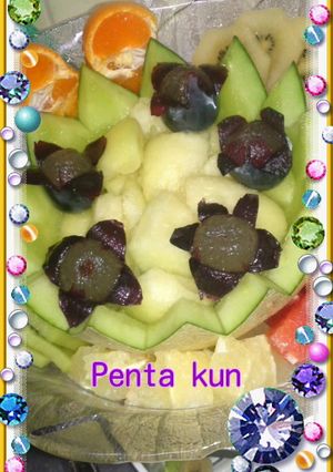 ぺんたのフルーツ盛り-レシピのメイン写真