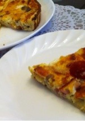 キノコとベーコンのキッシュ-レシピのメイン写真