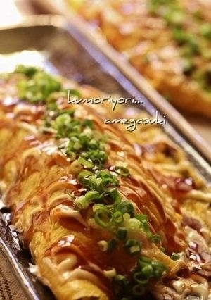 サーモンとキノコのとん平焼き風。-レシピのメイン写真