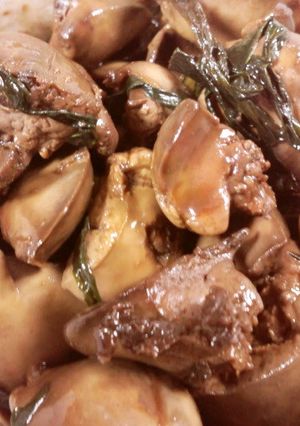 鶏レバー☆お鍋で簡単焼き鳥風-レシピのメイン写真