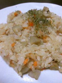 炊飯器で!とりごぼうピラフ-レシピのメイン写真