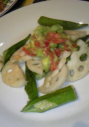和風ワカモーレ・焼き野菜に添えて・・・-レシピのメイン写真