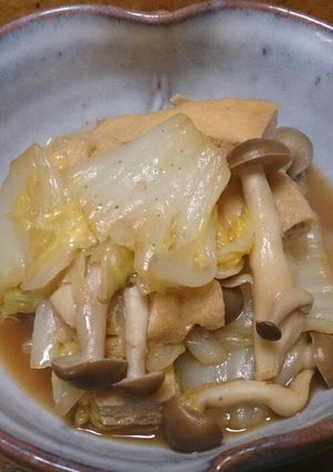 白菜と油揚げの煮物-レシピのメイン写真
