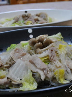 春雨と白菜と豚肉の炒め物-レシピのメイン写真