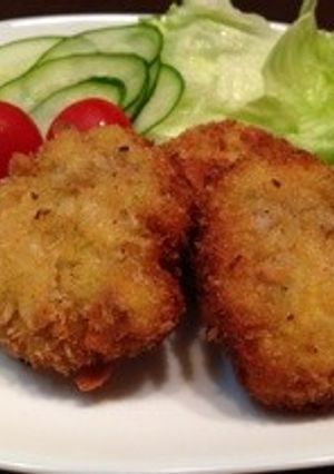 節約！豚こま肉で作る☆キャベツメンチカツ-レシピのメイン写真
