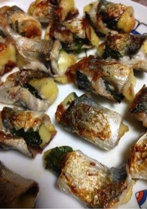 こさばの大葉.チーズクルクルロール-レシピのメイン写真