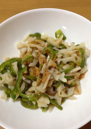 れんこんとピーマンのなめたけ和え-レシピのメイン写真