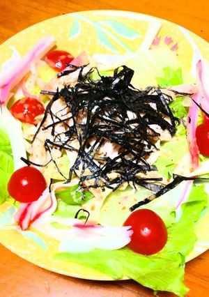 かまぼことササミの低カロサラダ-レシピのメイン写真