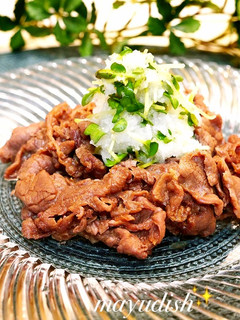 ♬山葵おろしでサッパリお肉♬-レシピのメイン写真