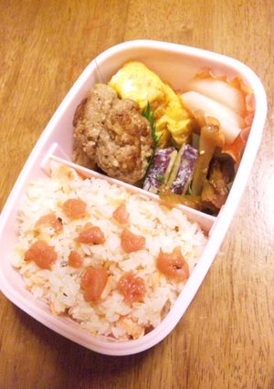 山椒香る豆腐たっぷりつくね弁当♪-レシピのメイン写真