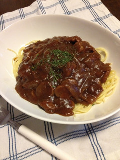 〈リメイク〉ハヤシスパゲティ-レシピのメイン写真
