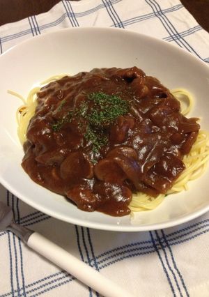 〈リメイク〉ハヤシスパゲティ-レシピのメイン写真