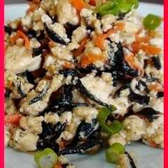 รูปของ 鉄分たっぷり♪癒され味のひじき炒り豆腐