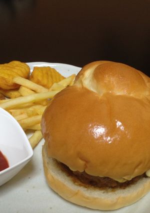 彼絶賛☆てりやきバーガー-レシピのメイン写真