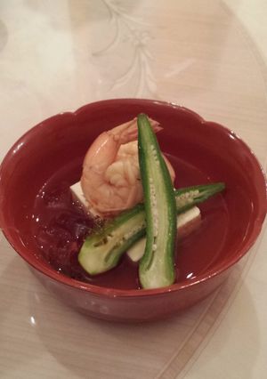 簡単前菜～豆腐と海老の付きだし ～-レシピのメイン写真