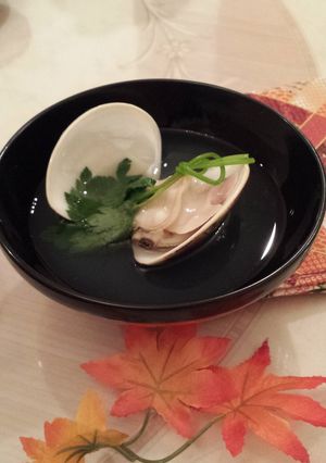 蛤のお吸い物-レシピのメイン写真